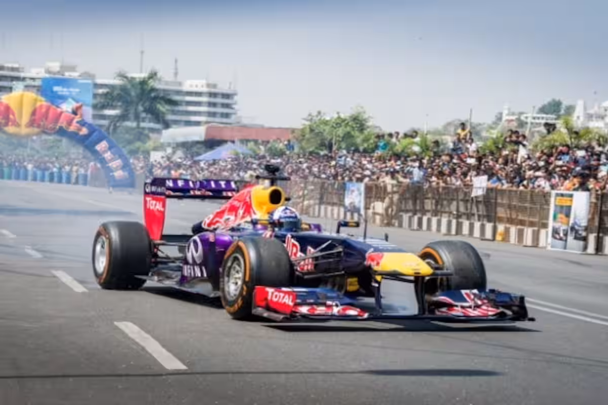 F1 Show Car Run Hyderabad