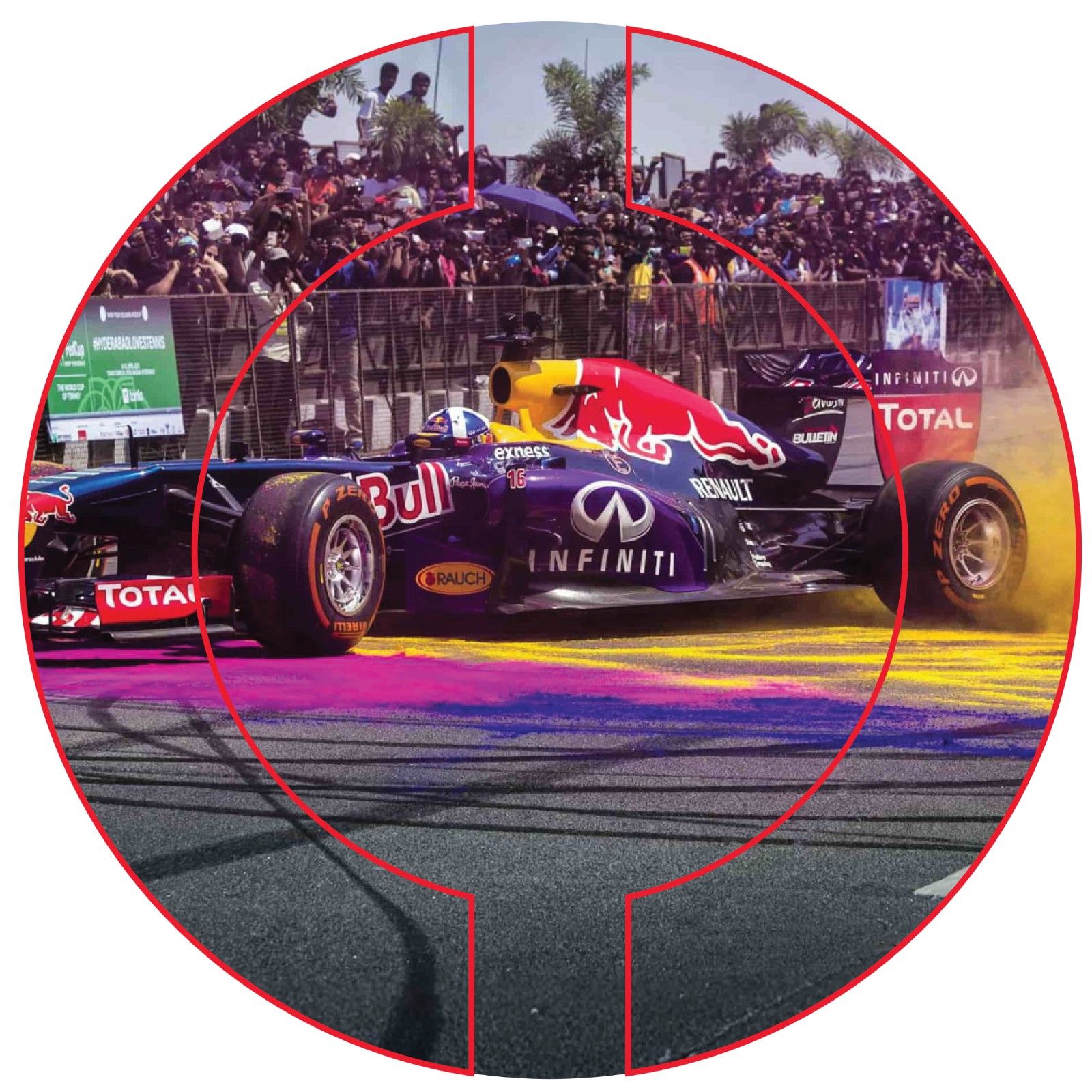 F1 Show Car Run Hyderabad